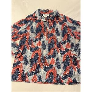 Cape Cod Vtg Women’s Polyester Shirt Sheer Lightweight July 4’th Patriotic